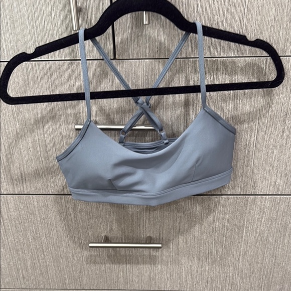 ALO Women's Strappy Blue Bralette - Picture 1 of 3